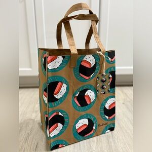 Foodland Spam Musubi Logo Washable Paper Tote Bag